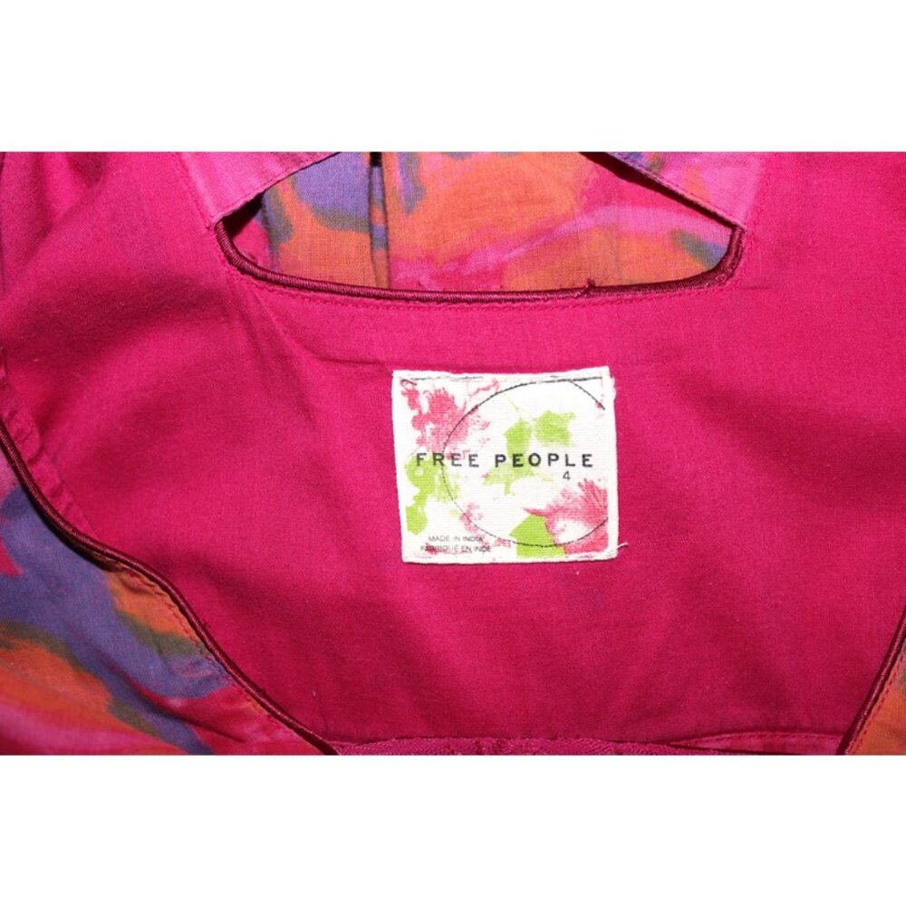 Free People Pink and Purple Mini Dress - Picture 7 of 13